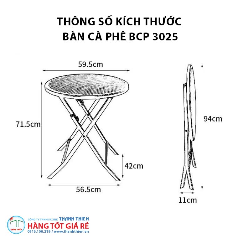 Bàn Cà Phê Thanh Thiên giá rẻ