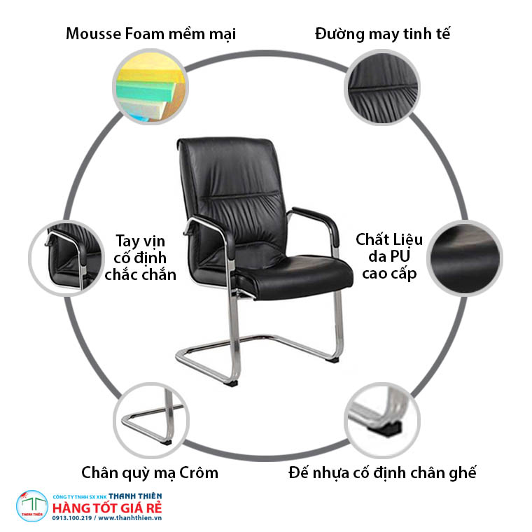 Ghế chân quỳ văn phòng GVP 046