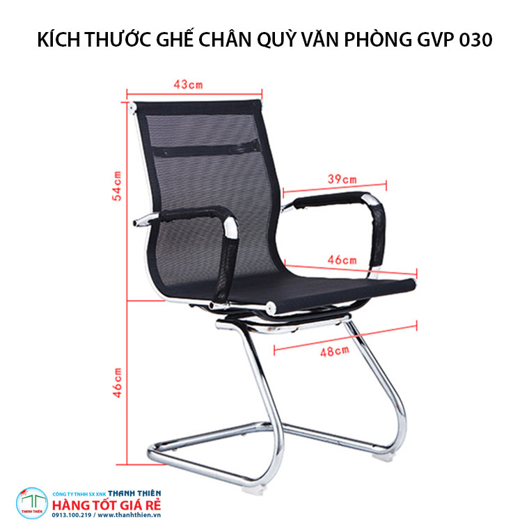 Ghế văn phòng chân quỳ GVP 030