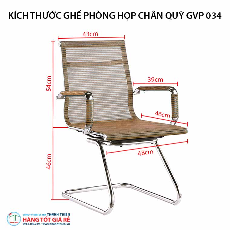 Ghế văn phòng chân quỳ GVP 034