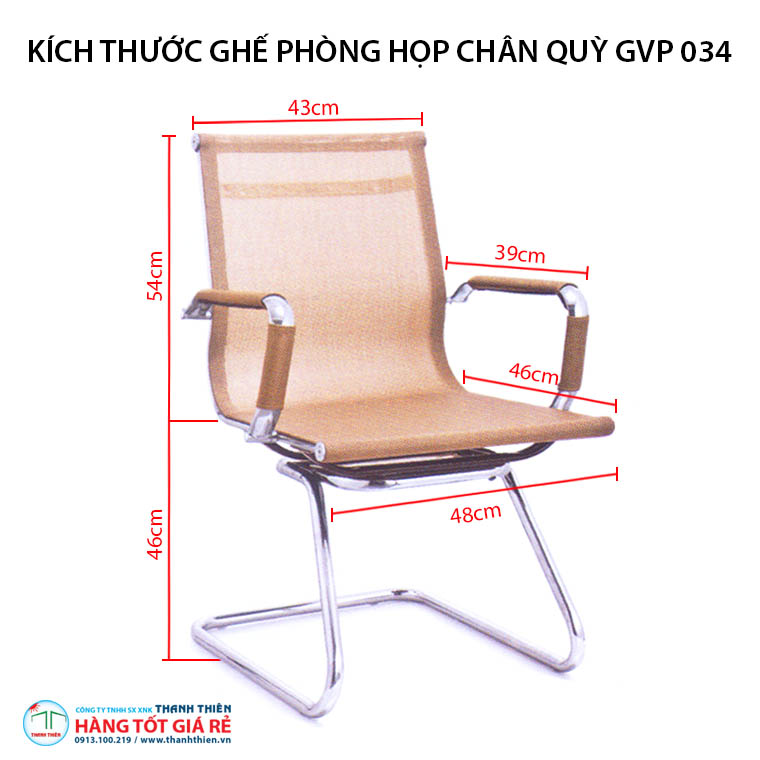 Ghế văn phòng chân quỳ GVP 034