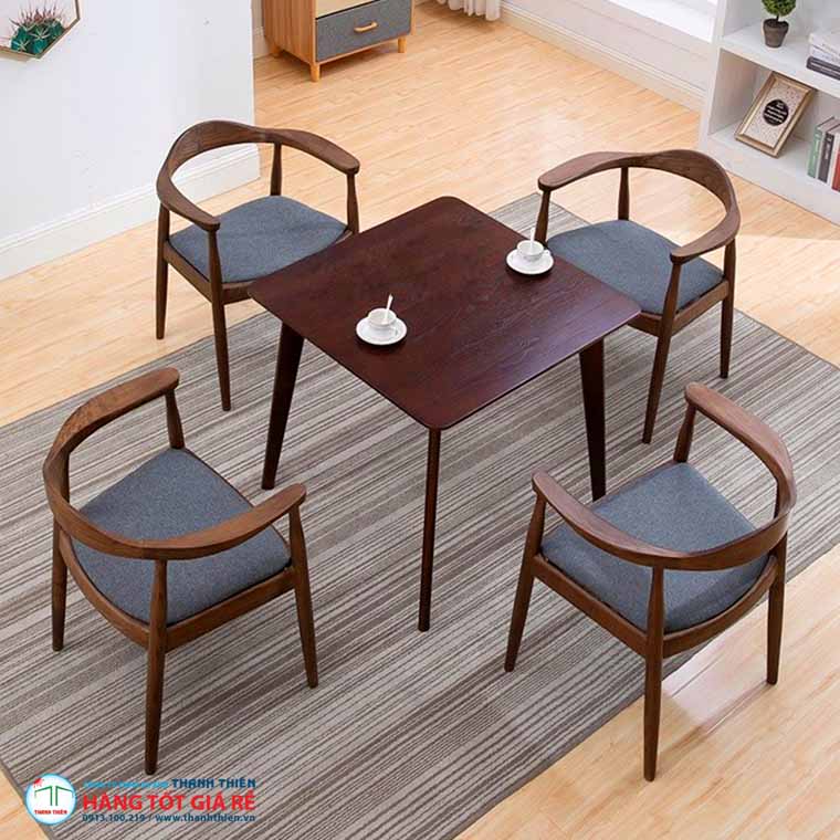 Bí mật sức hút của bàn ghế cafe gỗ: Bền đẹp, sang trọng. 3 Nhiều lựa chọn cho các phong cách khác nhau