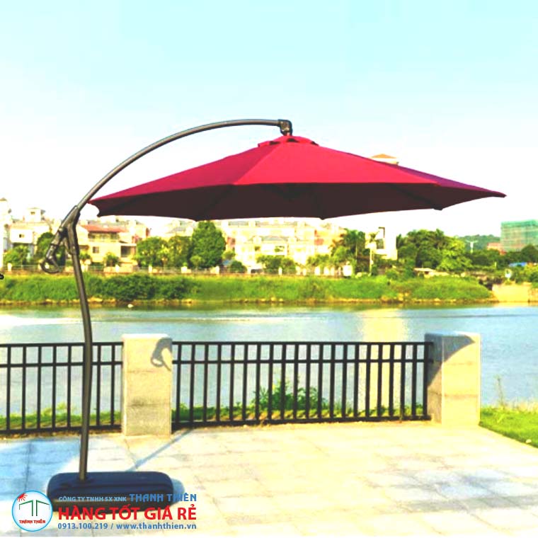 Bảng giá dù lệch tâm và cách chọn màu sắc hợp phong thủy
