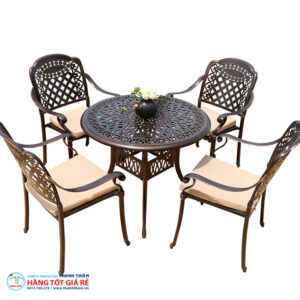 Bộ bàn 4 ghến nhôm GN 070