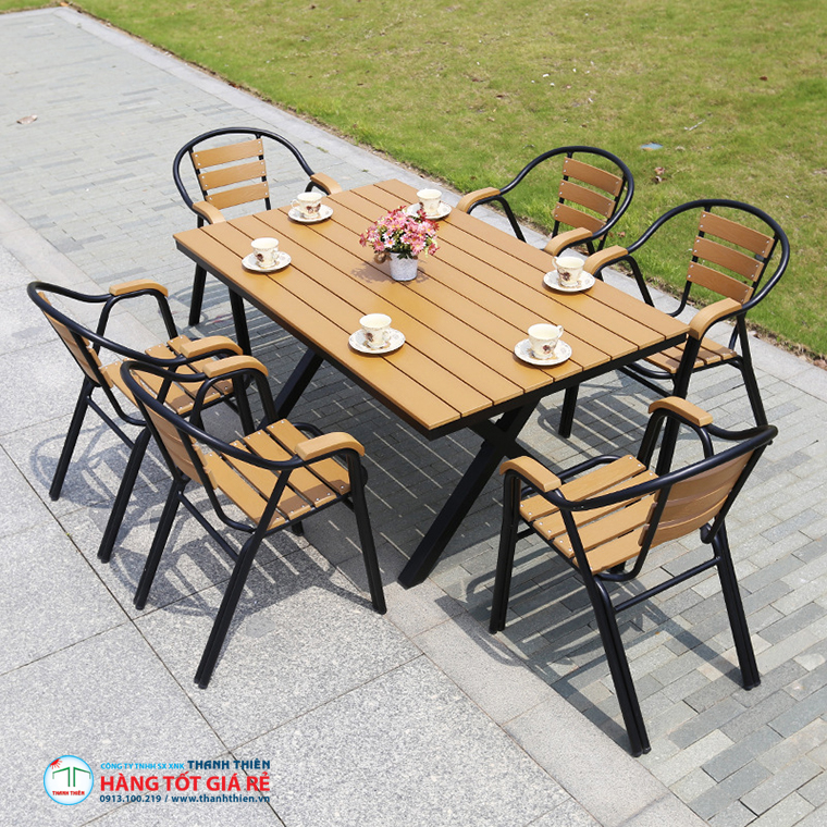 Mặt ngồi gỗ composite chống nước của ghế GNĐ 024A