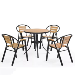 Bộ bàn tròn 4 ghế nhôm GN 024A - Ảnh 2