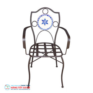 Ghế sắt mặt đá GCS 059