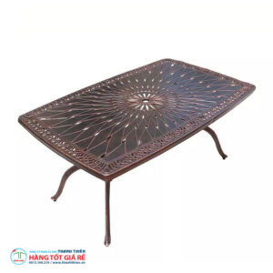 Bàn nhôm đúc BN 012 (102*162cm) - Ảnh 2