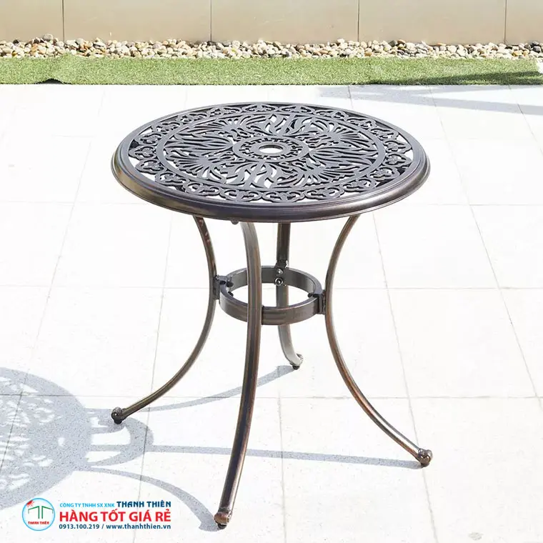 Bàn nhôm đúc BN 002 - Ảnh 2