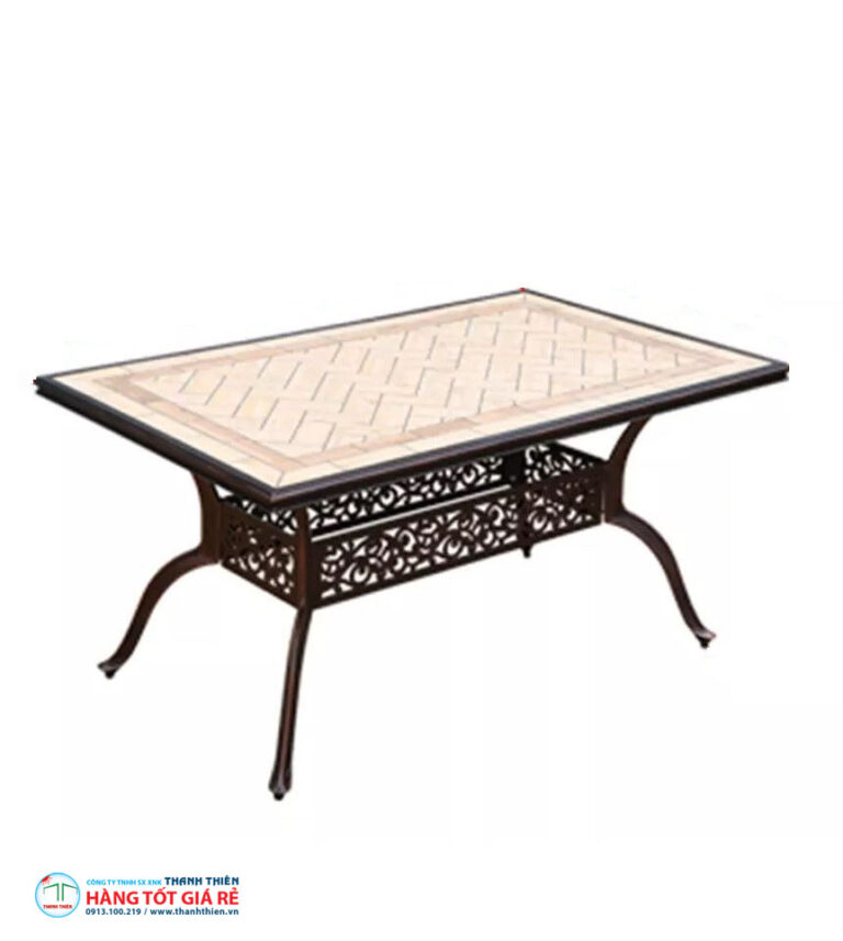 Bàn nhôm mặt đá BN 018 - Ảnh 2