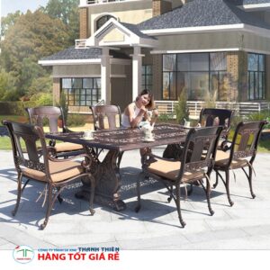 Bộ bàn 6 ghế nhôm GN 92 - Ảnh 2