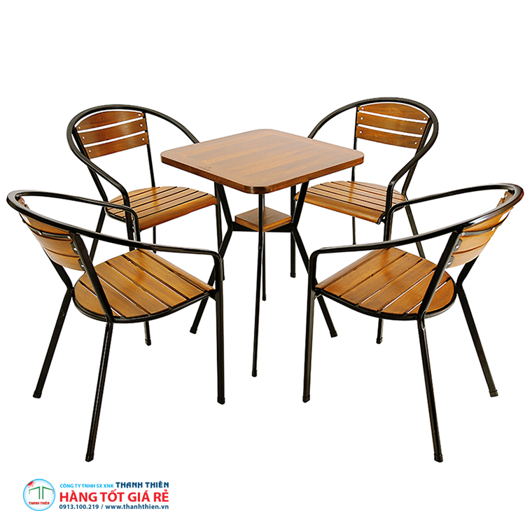Ghế cafe GCG 048 trong không gian ngoài trời