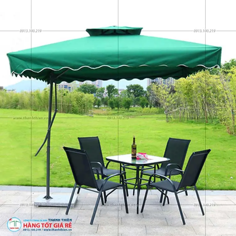 Dù Vuông Lệch Tâm 4 Cánh Nhập Khẩu