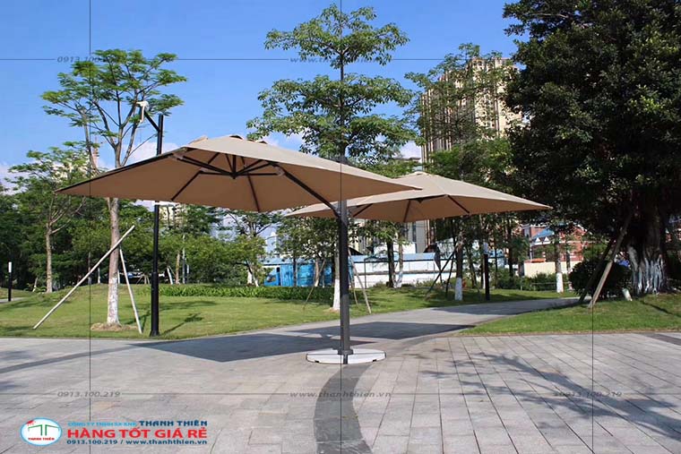 Đế dù granite nguyên khối – giữ thăng bằng tuyệt đối