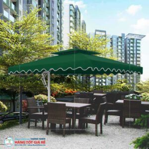 Dù vuông che nắng ngoài trời 3m5x3m5 - Ảnh 11