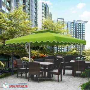Dù vuông che nắng ngoài trời 3m5x3m5 - Ảnh 9