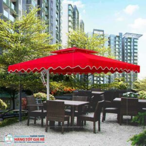 Dù vuông che nắng ngoài trời 3m5x3m5 - Ảnh 8