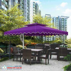 Dù vuông che nắng ngoài trời 3m5x3m5 - Ảnh 6