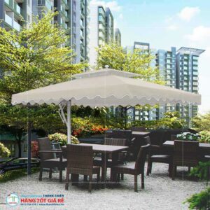 Dù vuông che nắng ngoài trời 3m5x3m5 - Ảnh 5