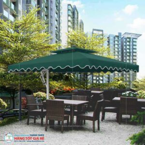 Dù vuông che nắng ngoài trời 3m5x3m5 - Ảnh 3