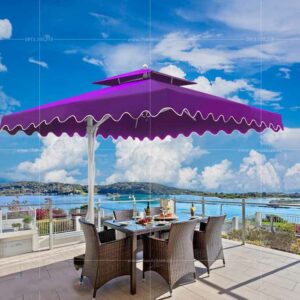 Dù vuông lệch tâm mới