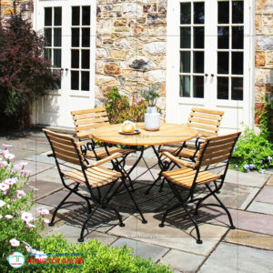 Bộ 4 ghế gỗ Reford gấp GCG 025 - Ảnh 2