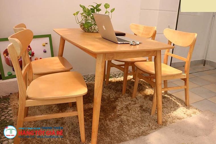 Bộ ghế café GCG‑001 chất liệu gỗ tự nhiên bền bỉ