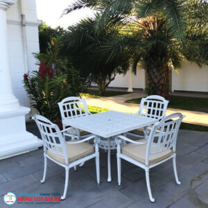 Bộ ghế nhôm đúc sân vườn GN 079