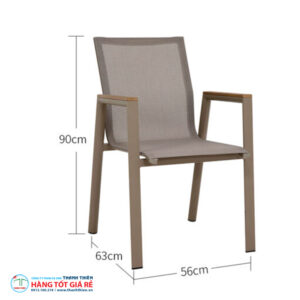 Ghế nhôm Textilene GN 008 - Ảnh 2