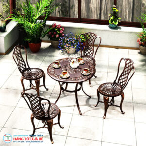 Bộ bàn 4 ghế nhôm đúc GN 50 - Ảnh 2