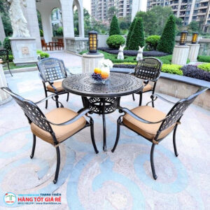 Bộ bàn 4 ghế nhôm đúc GN 069 - Ảnh 2