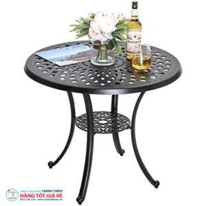 Bàn nhôm đúc BN 005 (80cm) - Ảnh 2