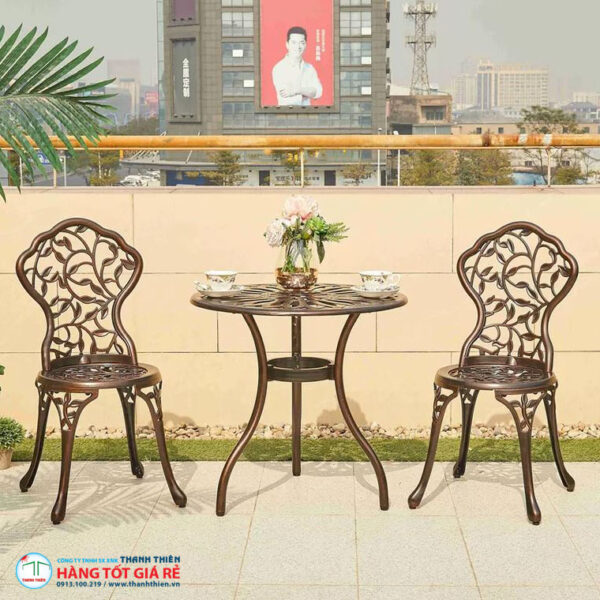 Bộ bàn ghế nhôm đúc GN 55b