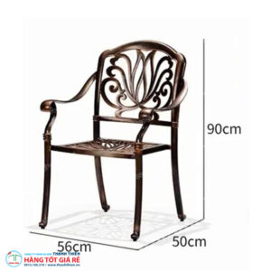 Ghế nhôm đúc ngoai trời GN 068 - Ảnh 2