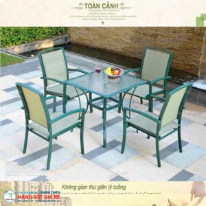 Ghế nhôm Textilene GN 056 - Ảnh 2