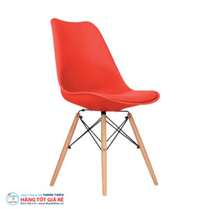 Ghế cafe nhựa chân gỗ GCP 036
