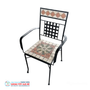 Ghế sắt mặt đá GCS 055