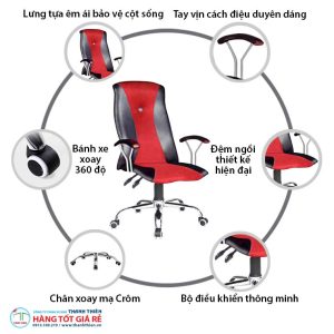 Ghế xoay văn phòng GVP 071 - Ảnh 4