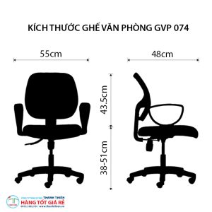 Ghế văn phòng GVP 074 - Ảnh 3