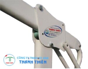 Dù tròn lệch tâm 3m7 hai mầu - Ảnh 11