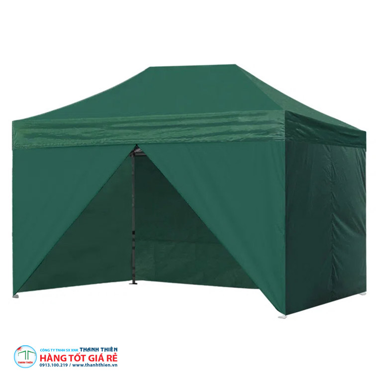 Lều xếp di động 3x4.5m tại hội chợ