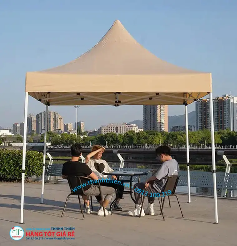 Mẫu lều mini 2m xếp gọn, dùng cho hội chợ ngoài trời