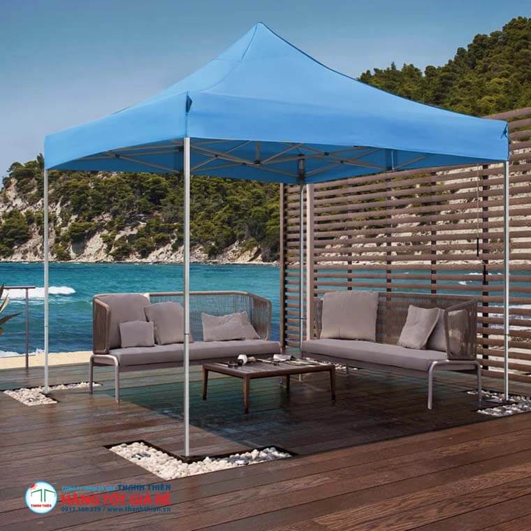 Khung nhà bạt thép phủ sơn tĩnh điện độ bền cao