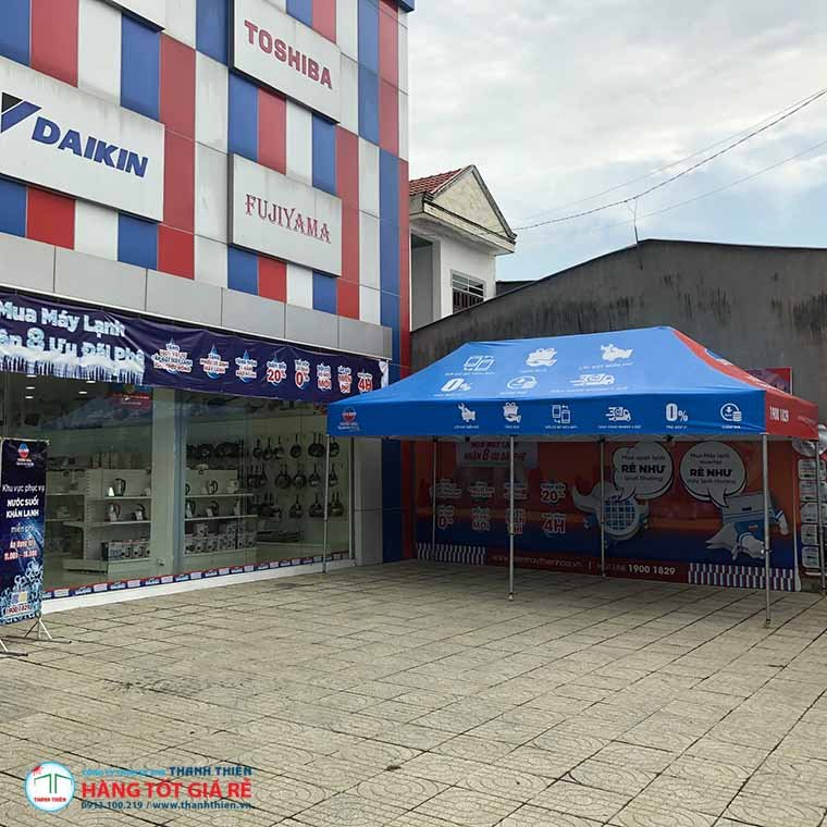 Lều bán hàng di động 3x6m tại hội chợ ngoài trời