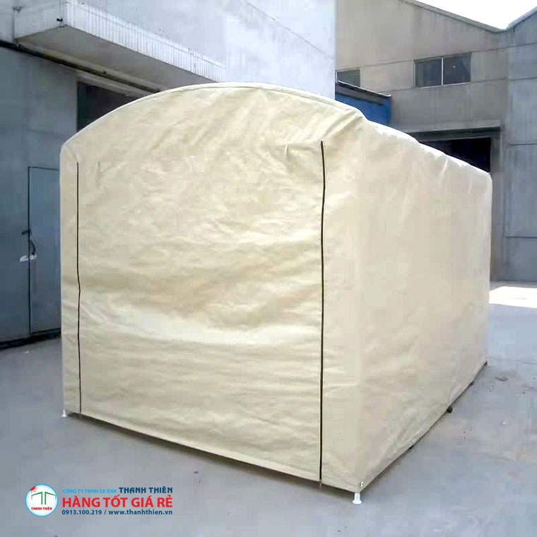 Mái che xe ô tô 7 chỗ bằng bạt Polyester chống nắng