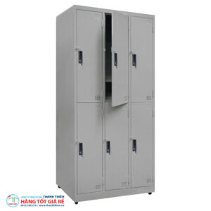 Tủ locker sắt 6 ngăn TLK 20 - Ảnh 2