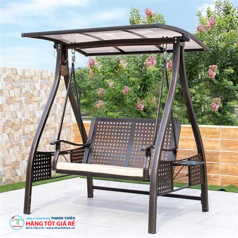 Xích đu nhôm đúc nguyên khối cao cấp thiết kế tinh tế