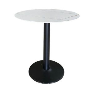 Bàn cafe chân sắt mặt đá ceramic - Ảnh 4