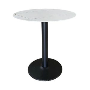 Bàn cafe chân sắt mặt đá ceramic - Ảnh 2