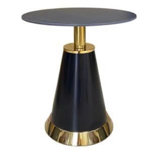 Bàn tròn ioxn mạ vàng - Ảnh 2